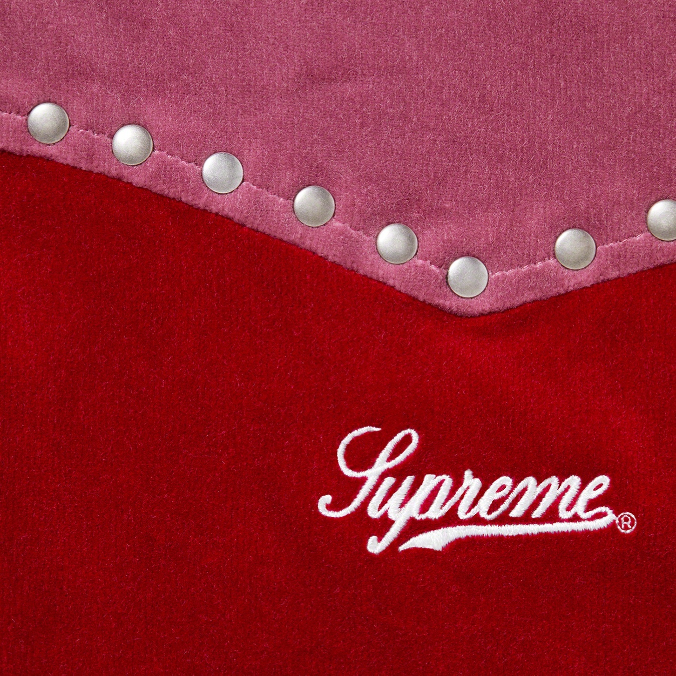 Studded Velvet Hooded Work Jacket view 2